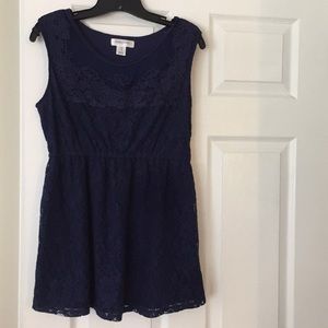 Motherhood maternity lace tank top
